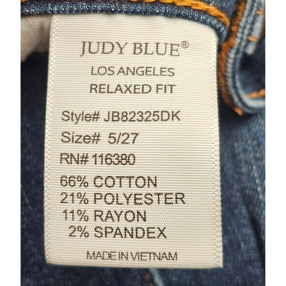 Women's - Judy Blue High Rise Relaxed Fit Jeans, Size 5/27 - Picture 6 of 9